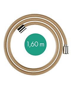 hansgrohe Designflex Textilbrauseschlauch 28260990 1600mm, polished gold optic