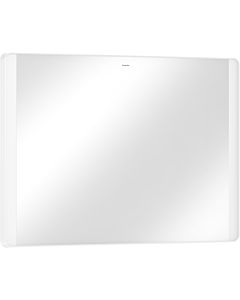 hansgrohe Xarita Lite Q Spiegel 54964700 avec éclairage LED latéral, blanc mat, L 1000 x H 700 x P 30 mm, 14 W