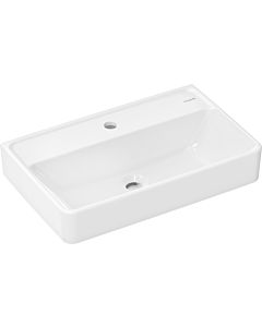 hansgrohe Xanuia Q washbasin 61126450 600x370mm, with tap hole, without overflow, SmartClean, white