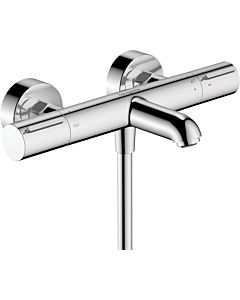 hansgrohe Ecostat Element Wannenthermostat 13347140 Aufputz, Ausladung 177mm, 1 Verbraucher, brushed bronze