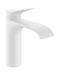 hansgrohe Vivenis 110 mitigeur de lavabo 75023700 avec tirette garniture de vidange , blanc mat