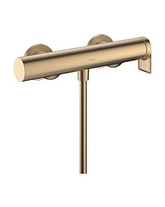 Mitigeur de douche Hansgrohe Vivenis 75620140, montage en surface, 1 sortie, bronze brossé