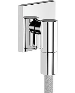hansgrohe FixFit Fine E Wandanschluss 28883000 mit Rückflussverhinderer, E, eckig, chrom