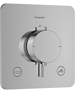hansgrohe Ecostat Comfort Q Thermostat 33717000 Encastré, pour 2 Verbraucher , 23 l/min, EN 1717, chromé
