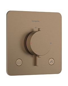 hansgrohe Ecostat Comfort Q Thermostat 33717140 Unterputz, für 2 Verbraucher, 23 l/min, EN 1717, brushed bronze