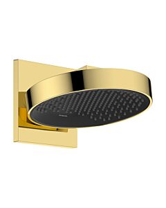 hansgrohe Rainfinity 250 EcoSmart Kopfbrause 26227990 Ausladung 273mm,1jet, mit Wandanschluss, 9,4 l/min, polished gold optic