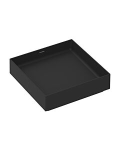 hansgrohe Xuniva Evo E Aufsatzwaschtisch 60324670 400x400mm, ohne Hahnloch/Überlauf, mattschwarz
