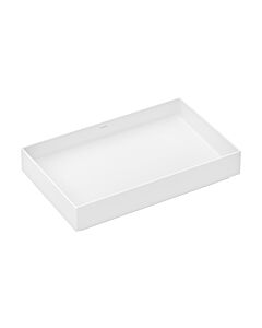 Vasque à poser Hansgrohe Xuniva Evo E 60326700 650 x 400 mm, sans perçage pour robinetterie ni trop-plein, blanc mat