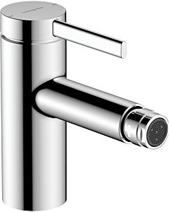 Robinet de bidet Zesis S hansgrohe 74200000 projection 122 mm, bonde de vidage synthétique, chromé