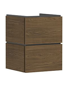 hansgrohe Xilesa E vanity unit 54291550 480x470mm, 2 drawers PushOpen, Cashmere oak