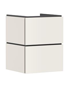 hansgrohe sous-vasque Xilesa E 54291780 480x470mm, 2 tiroirs PushOpen, beige sable mat