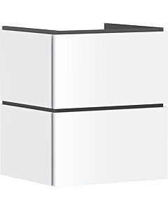 hansgrohe sous-vasque Xilesa E 54292700 530x470mm, 2 tiroirs, pour meuble sous-vasque, avec PushOpen, blanc mat