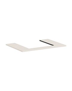 hansgrohe Xilesa E console 54269780 center cutout, 780 x 550 mm, sand beige matt