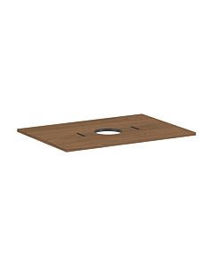 hansgrohe Xilesa E console 54275550 cutout in the middle, without tap hole, 780 x 550 mm, cashmere oak