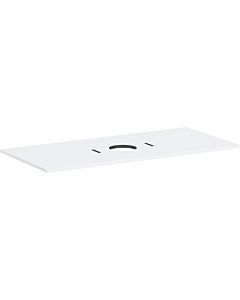 hansgrohe Xilesa E console 54277700, center cutout, without tap hole, 1180 x 550 mm, matt white