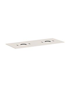 hansgrohe Xilesa E console 54280780 1375x550mm, without tap hole, 2 cutouts, sand beige matt