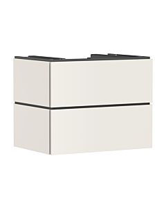 hansgrohe sous-vasque Xilesa E 54300780 2 tiroirs avec PushOpen, 780 x 550 mm, beige sable mat