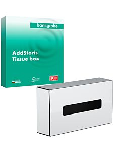 hansgrohe Boîte à mouchoirs AddStoris 41774000 montage mural, chromé