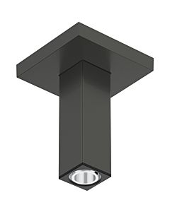 Raccord de plafond hansgrohe E 24338340 100 mm, chrome noir brossé