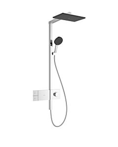 hansgrohe Raindance Alive Q Duschsystem 24581000 1 Strahlart wassersparend mit ShowerSelect Comfort, EcoSmart, 8 l/min, chrom