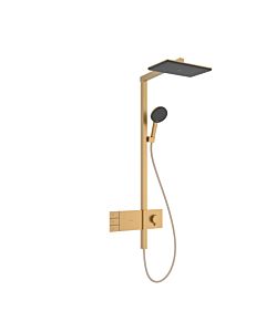 hansgrohe Raindance Alive Q Duschsystem 24590140  Aufputz, mit ShowerSelect Comfort, Kopfbrause 210/340 2jet, brushed bronze