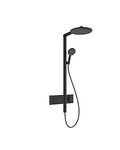 hansgrohe Raindance Alive S Duschsystem 24595670 2 Strahlarten mit ShowerSelect Comfort, schwarz matt