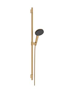 hansgrohe Raindance Alive Select S shower set 24603140 3 jet types water-saving with shower rail Unica S Puro 90 cm, brushed bronze