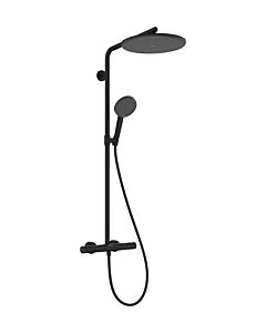 hansgrohe Raindance Alive S Puro shower system 24592670 2000 jet type with Ecostat element, 12 l/min, matt black