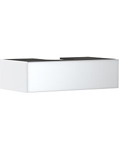 Meuble vasque Hansgrohe Xevolos E 54313320 980 x 550 x 275 mm, 1 tiroir, blanc mat, finitions métallisées blanches