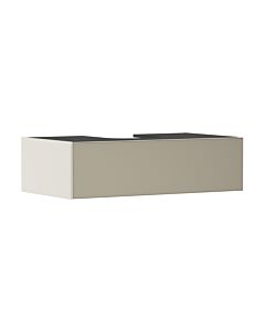 Meuble vasque Hansgrohe Xevolos E 54314390 980 x 550 x 275 mm, 1 tiroir, beige sable mat, structure bronze