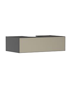 hansgrohe Xevolos E vanity unit 54315390 980x550x275mm, 1 drawer, slate grey matt, bronze structure