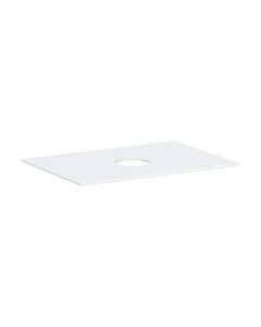 Console Hansgrohe Xevolos E 54328700 780 x 550 mm, blanc mat, découpe centrale