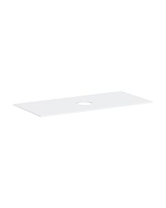 Console Hansgrohe Xevolos E 54330700 1180 x 550 mm, blanc mat, découpe centrale
