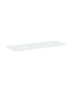 Console Hansgrohe Xevolos E 54332700 1370 x 550 mm, blanc mat, 2 découpes