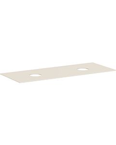 hansgrohe Xevolos E console 54332780 1370 x 550 mm, sand beige matt, 2 cutouts
