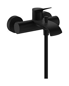 Mitigeur monocommande de bain hansgrohe 75423670 en saillie, saillie 197 mm, noir mat