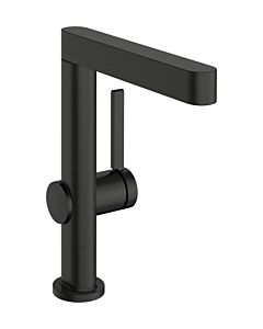 hansgrohe Finoris 230 Waschtischarmatur 76060340 mit Schwenkauslauf, Push-Open-Ablaufgarnitur, brushed black chrome