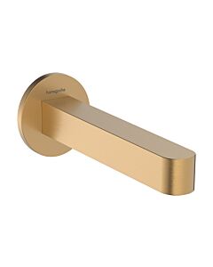 Bec de baignoire mural Hansgrohe Finoris 76410140, saillie 174 mm, bronze brossé