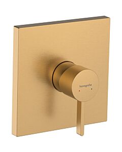 Kit d&#39;installation Hansgrohe Finoris 76615140 pour mitigeur de douche encastré, 1 sortie, bronze brossé