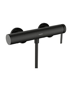 Mitigeur de douche Hansgrohe Finoris 76620340, montage en surface, 1 sortie, chrome noir brossé