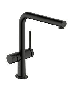 hansgrohe Talis M54 Spültischarmatur 72827340 Geräteabsperrventil, 1jet, brushed black chrome