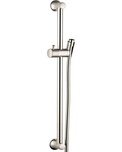 hansgrohe Brausestange Unica Classic 27617820  0,65m, Metall-Schlauch 1,60m, brushed nickel