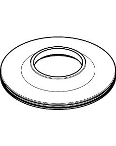 hansgrohe Rosette Axor Citterio M Griff 4-Loch 98991000 Wannenarmatur chrom