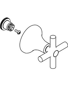 hansgrohe Kreuzgriff Axor Terrano chrom 37995000