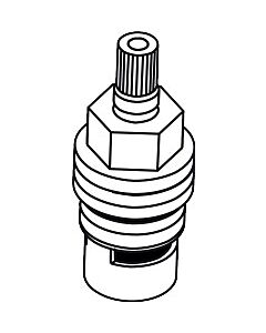 hansgrohe shut-off unit Axor hot water side 96350000