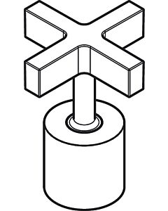 hansgrohe Kreuzgriff 4-Loch Waschtischarmatur 39292000 Axor Citterio Standmodell chrom