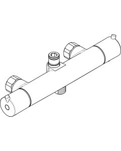 hansgrohe Thermostat Croma 100 92131000 Showerpipe chrom