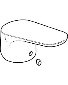 hansgrohe Griff 98532000 für Focus E2 Waschtischmischer, chrom