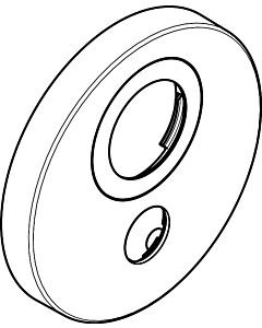 hansgrohe rosette therm. UP 92390000 ShowerSelect S 1 Burning chrome
