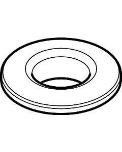 hansgrohe rosace support de bord de bain dm 52 mm chr 97159000 chromé